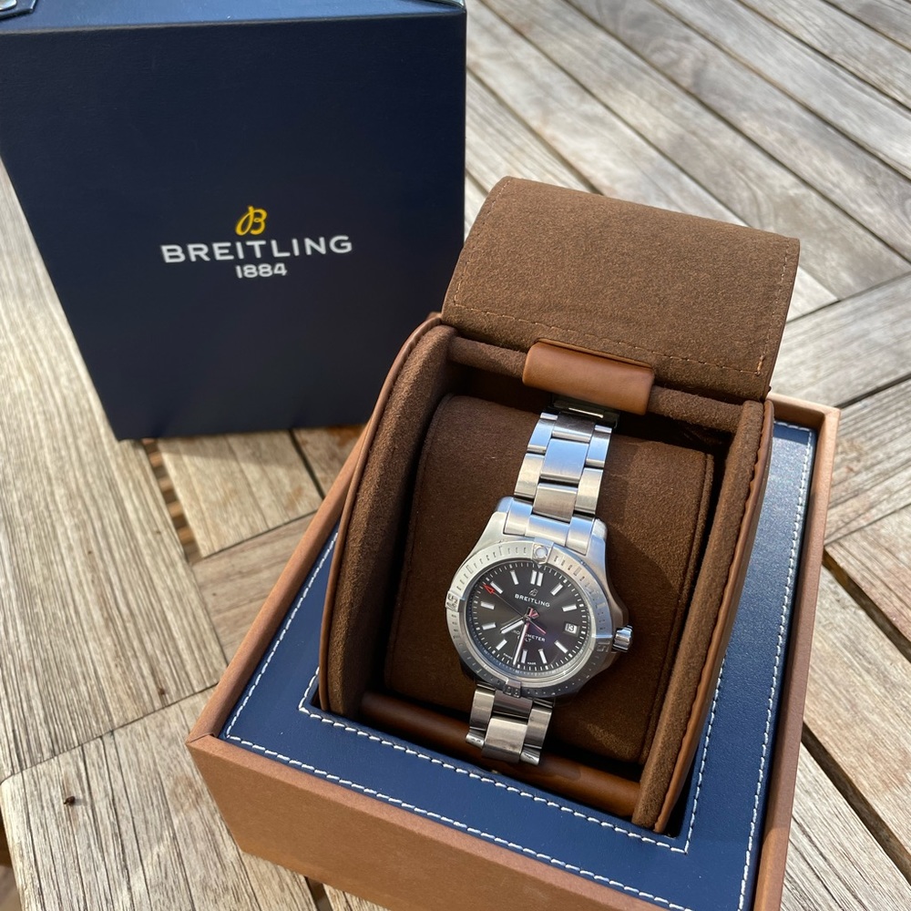 Breitling colt 41 automatic gray
